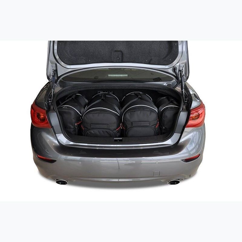 Trunk bag set KJUST Infiniti Q50 Hybrid 2013-2017 4 pcs black 15