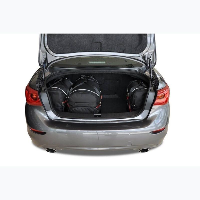 Trunk bag set KJUST Infiniti Q50 Hybrid 2013-2017 4 pcs black 16