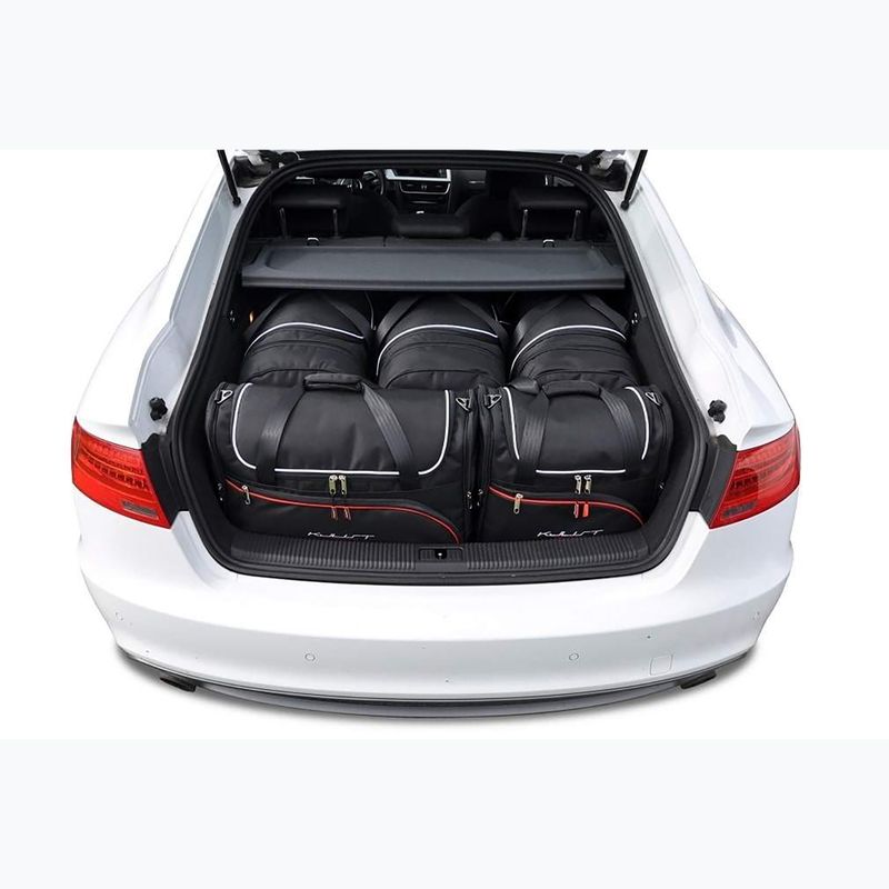 KJUST boot bag set Audi A5 Sportback 2009-2016 5 pcs black 17