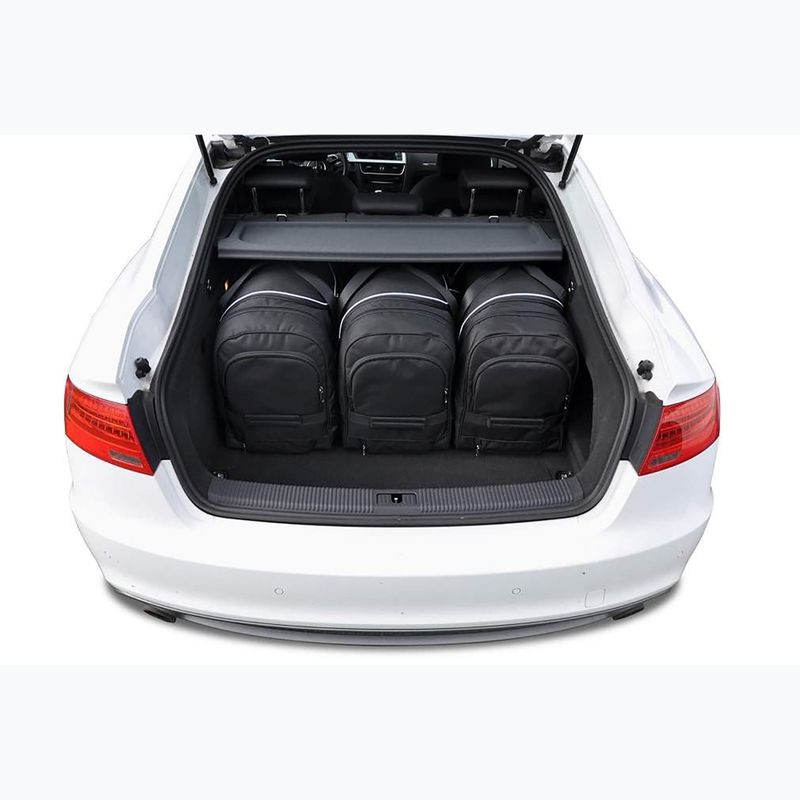 KJUST boot bag set Audi A5 Sportback 2009-2016 5 pcs black 19