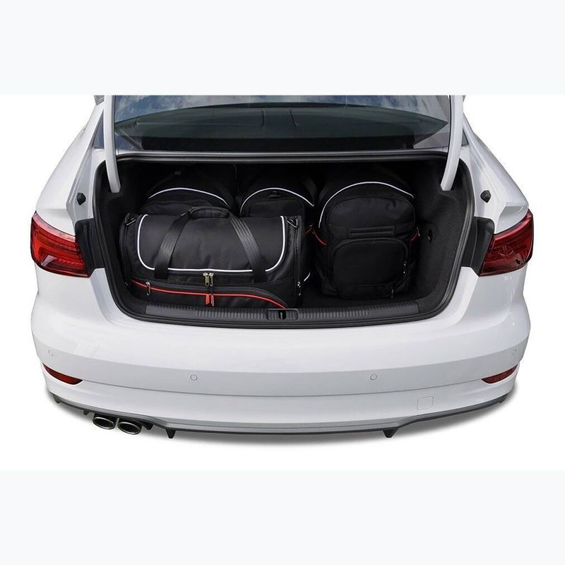 KJUST boot bag set Audi A3 Limousine 2013-2020 5 pcs black 17
