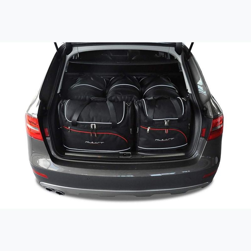 KJUST boot bag set Audi A4 Avant 2008-2015 5 pcs black 18