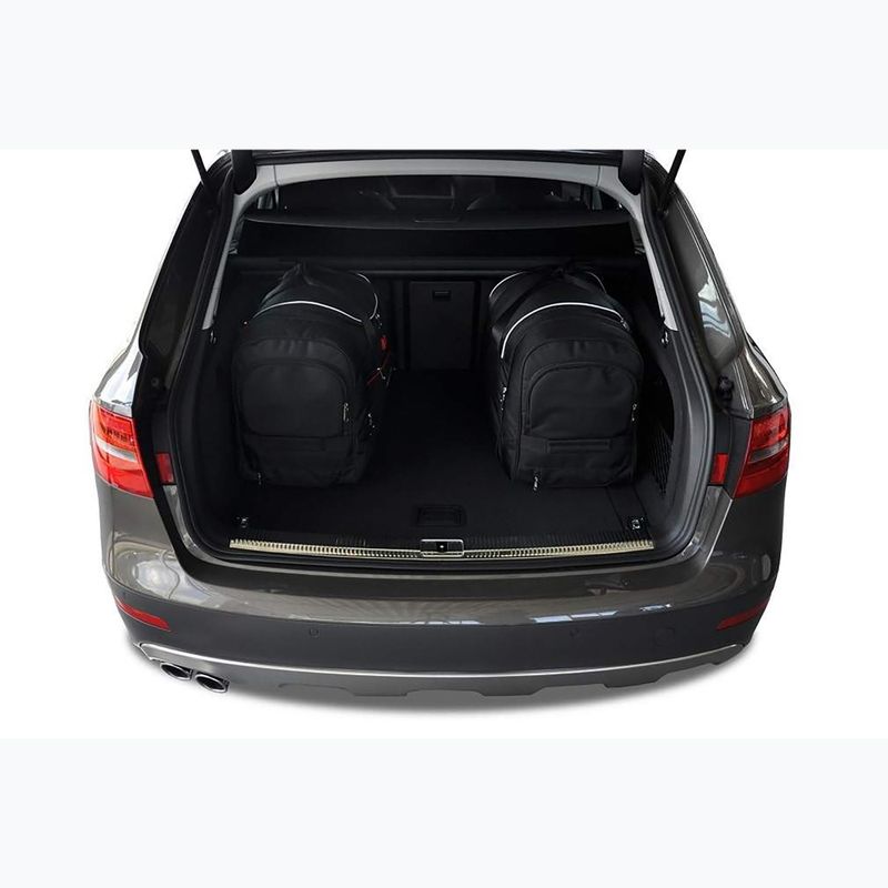 KJUST Audi A4 Allroad Quattro boot bag set 2008-2015 5 pcs black 20