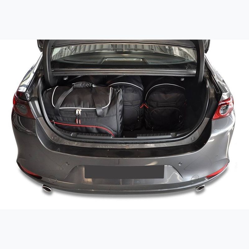 KJUST Mazda 3 Limousine 2018+ 5 luggage bag set black. 12