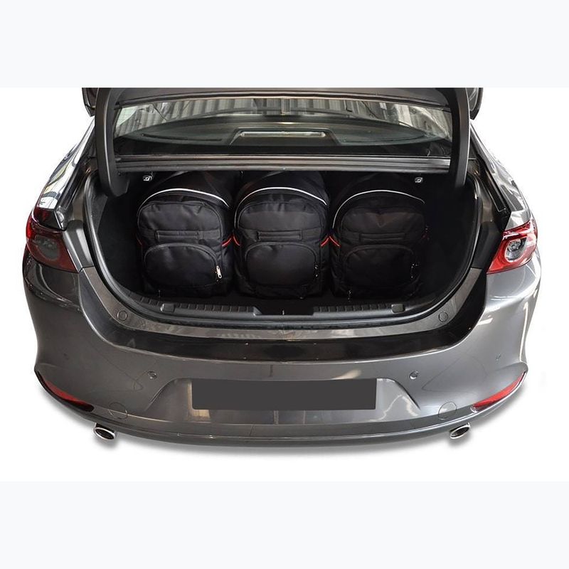 KJUST Mazda 3 Limousine 2018+ 5 luggage bag set black. 13