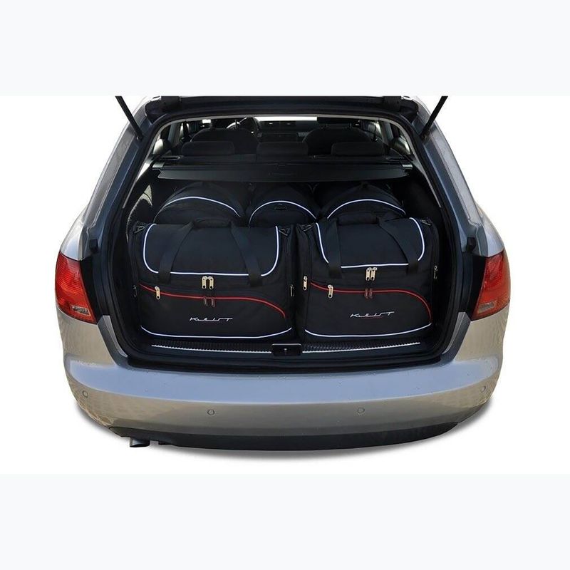 KJUST boot bag set Audi A4 Avant 2004-2008 5 pcs black 18
