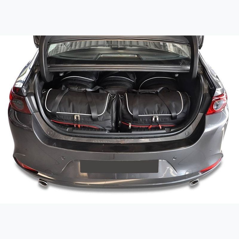 KJUST Mazda 3 Limousine 2018+ 5 luggage bag set black. 12