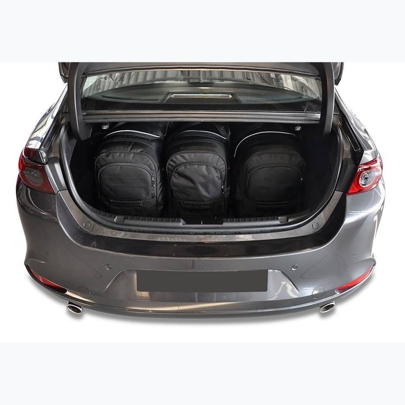 KJUST Mazda 3 Limousine 2018+ 5 luggage bag set black. 14
