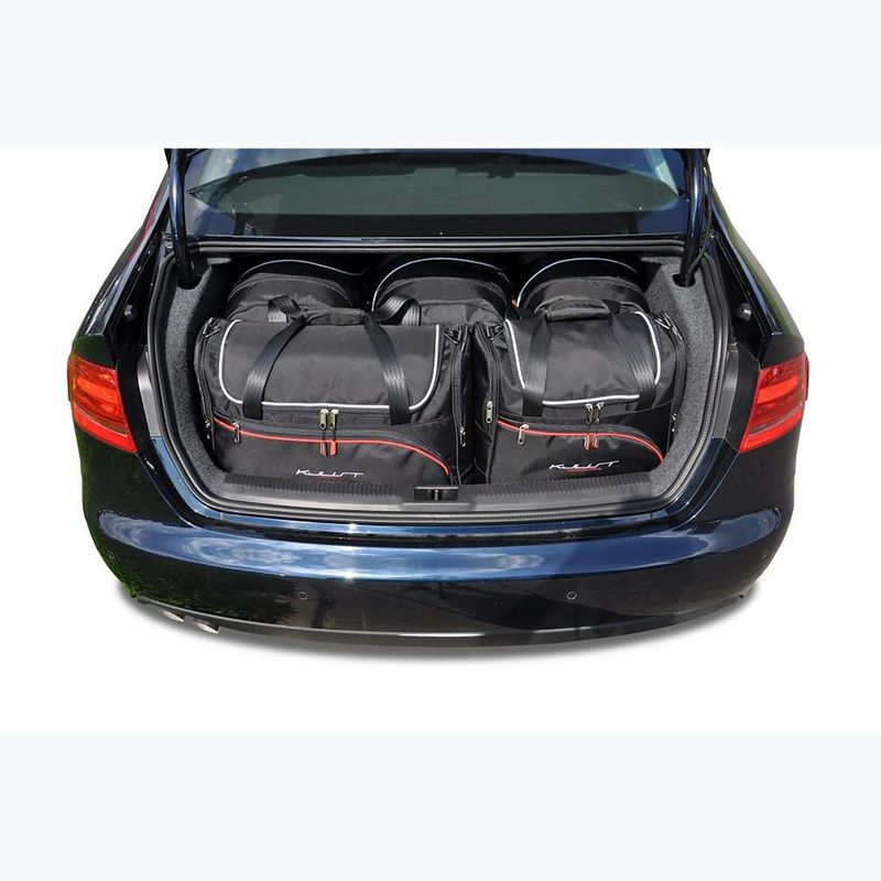 KJUST boot bag set Audi A4 Limousine 2007-2015 5 pcs black 17