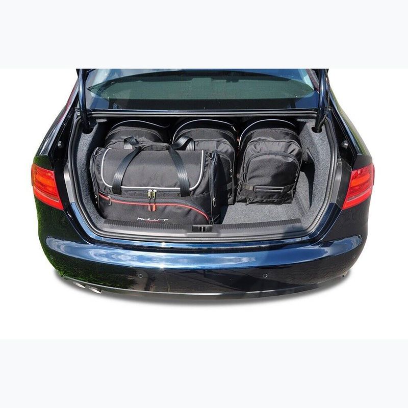 KJUST boot bag set Audi A4 Limousine 2007-2015 5 pcs black 18