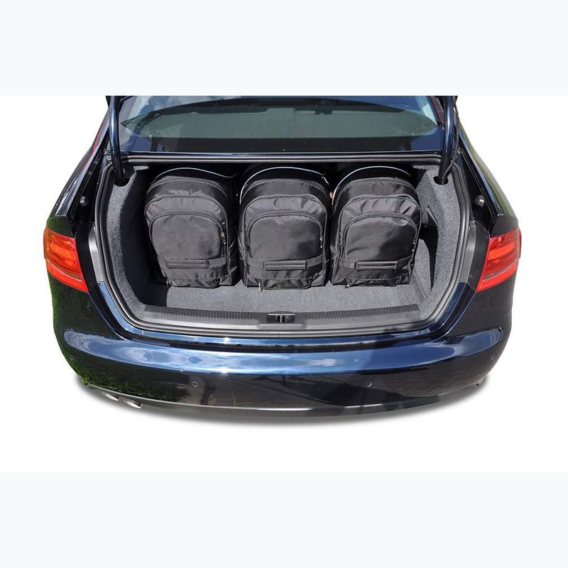 KJUST boot bag set Audi A4 Limousine 2007-2015 5 pcs black 19