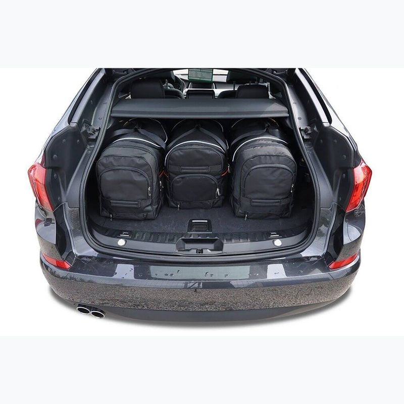 KJUST BMW 5 Gran Turismo luggage compartment bag set 2010-2017 4 pcs black 15