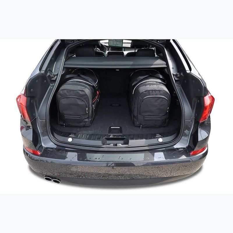 KJUST BMW 5 Gran Turismo luggage compartment bag set 2010-2017 4 pcs black 16