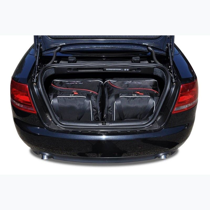 KJUST boot bag set Audi A4 Cabrio 2005-2009 4 pcs black 15