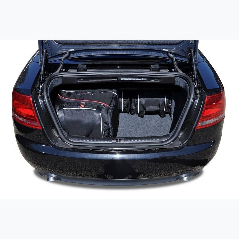 KJUST boot bag set Audi A4 Cabrio 2005-2009 4 pcs black 16