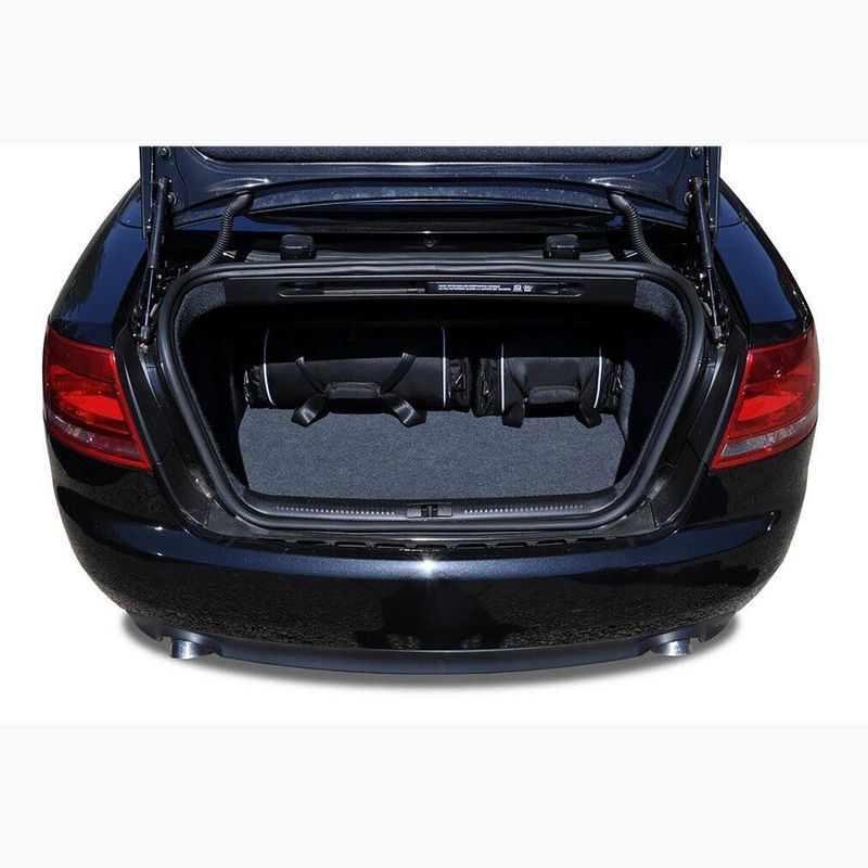 KJUST boot bag set Audi A4 Cabrio 2005-2009 4 pcs black 17