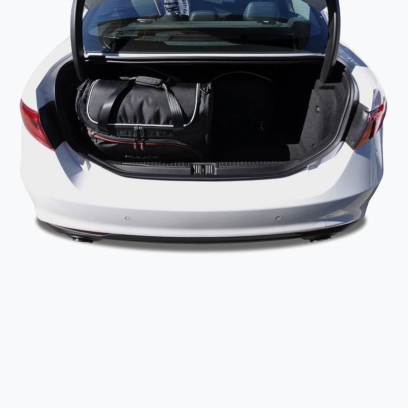 KJUST trunk bag set Alfa Romeo Giulia 2015+ 4 pcs black 17