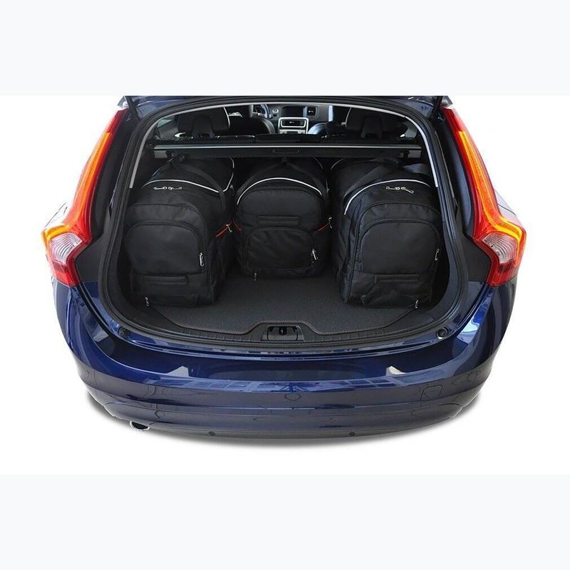 Trunk bag set KJUST Volvo V60 2010-2018 4 pcs. black 18