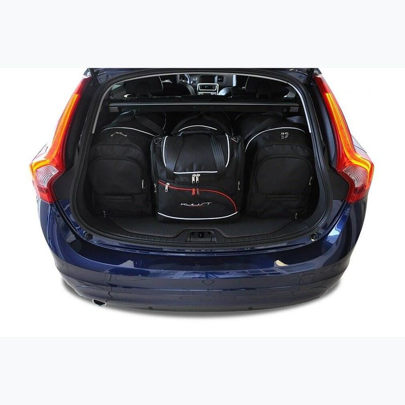 Trunk bag set KJUST Volvo V60 Cross Country 2015-2018 4 pcs. black 16