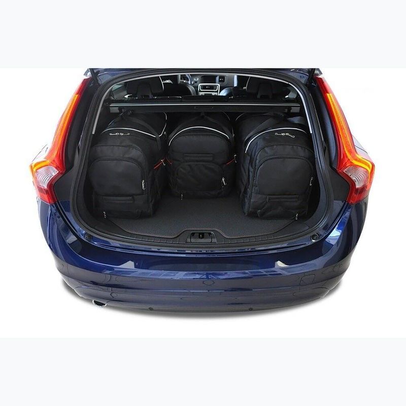 Trunk bag set KJUST Volvo V60 Cross Country 2015-2018 4 pcs. black 17