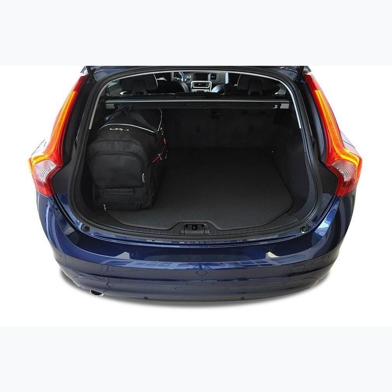 Trunk bag set KJUST Volvo V60 Cross Country 2015-2018 4 pcs. black 19
