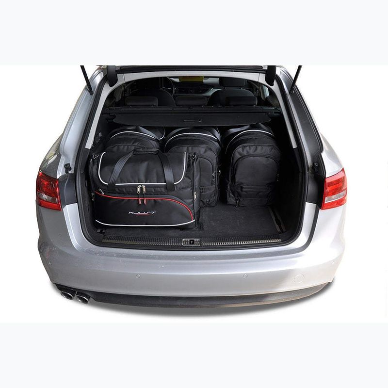 KJUST luggage compartment bag set Audi A6 Avant 2011-2017 5 pcs black 18