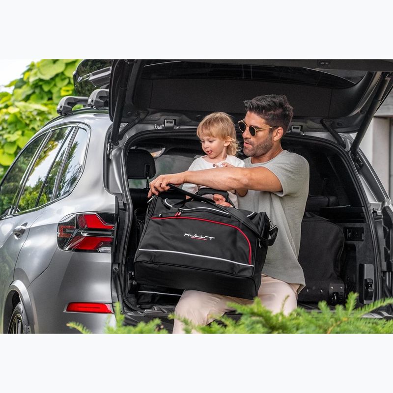 KJUST Mercedes-Benz E Convertible luggage compartment bag set 2009-2016 4 pcs. black 15