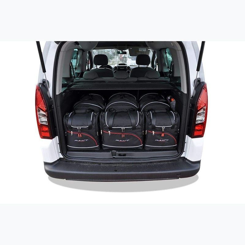 Trunk bag set KJUST Citroen Berlingo 2008-2018 6 pcs black 14