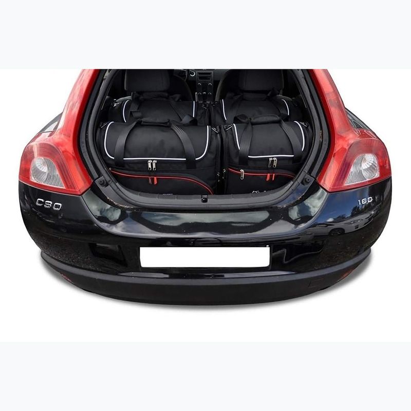 Trunk bag set KJUST Volvo C30 2006-2012 4 pcs. black 10