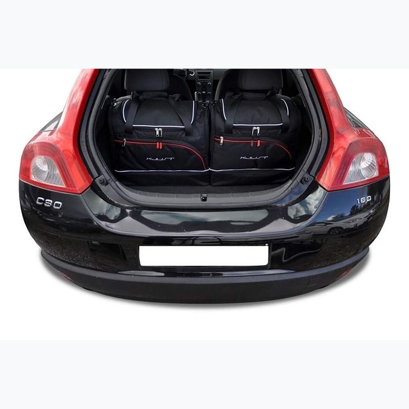 Trunk bag set KJUST Volvo C30 2006-2012 4 pcs. black 12