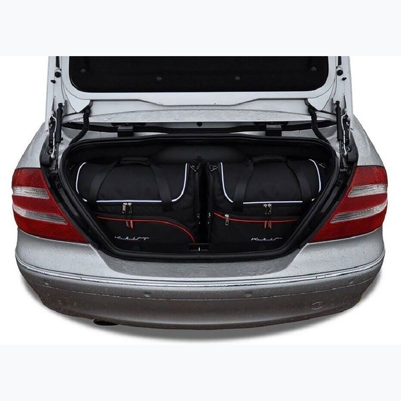 KJUST Mercedes-Benz Clk Convertible luggage compartment bag set 2002-2010 4 pcs. black 10