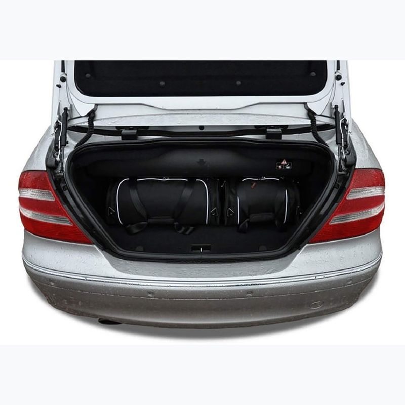 KJUST Mercedes-Benz Clk Convertible luggage compartment bag set 2002-2010 4 pcs. black 12