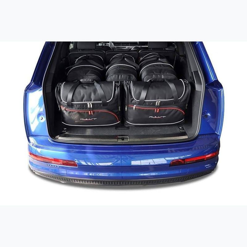 KJUST Audi Q7 boot bag set 2015+ 5 pcs black 17