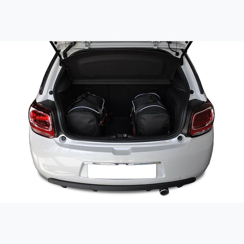 Trunk bag set KJUST Citroen Ds3 Hatchback 2009-2016 3 pcs black 14