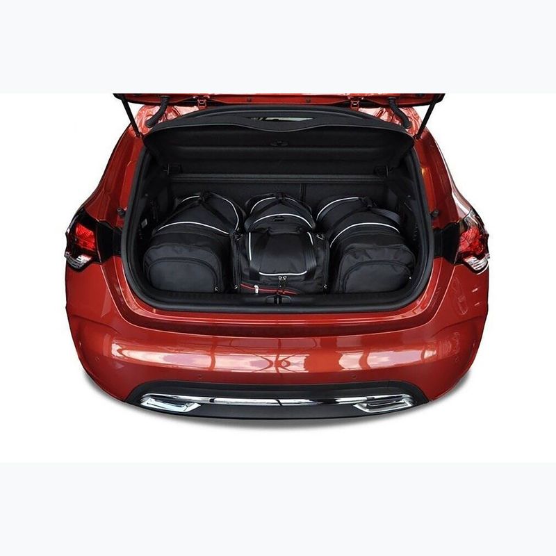 Trunk bag set KJUST Citroen Ds4 Hatchback 2011-2015 4 pcs black 15