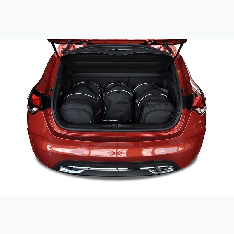 Trunk bag set KJUST Citroen Ds4 Hatchback 2011-2015 4 pcs black 16