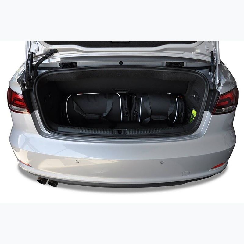 KJUST Audi A3 Cabrio 2014-2016 luggage compartment bag set 4 pcs black 16