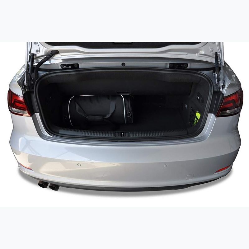 KJUST Audi A3 Cabrio 2014-2016 luggage compartment bag set 4 pcs black 17