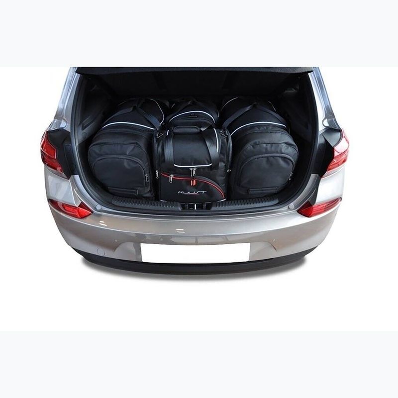 Trunk bag set KJUST Hyundai I30 Hatchback 2017+ 4 pcs black 18
