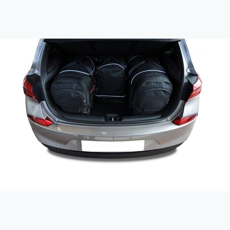 Trunk bag set KJUST Hyundai I30 Hatchback 2017+ 4 pcs black 19