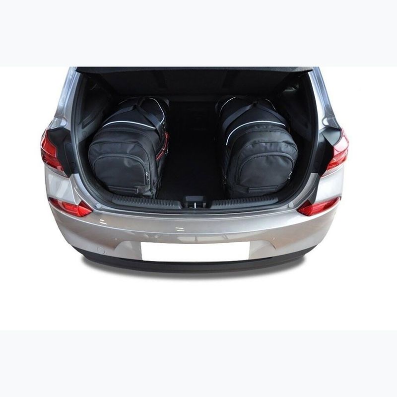 Trunk bag set KJUST Hyundai I30 Hatchback 2017+ 4 pcs black 20