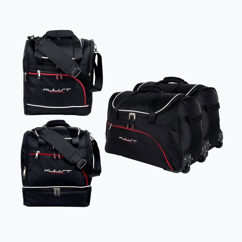 KJUST Audi Q2 boot bag set 2016+ 4 pcs black