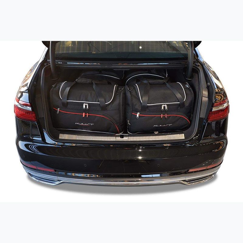 KJUST Audi A8 2017+ boot bag set 4 pcs black 14