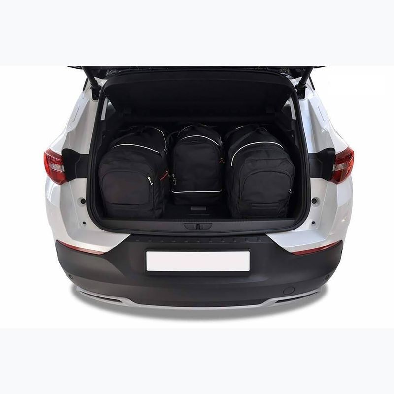 Trunk bag set KJUST Opel Grandland X 2017+ 4 pcs. black 12
