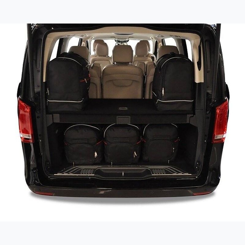 KJUST Mercedes-Benz V Long 2015+ 7 luggage compartment bag set black. 14
