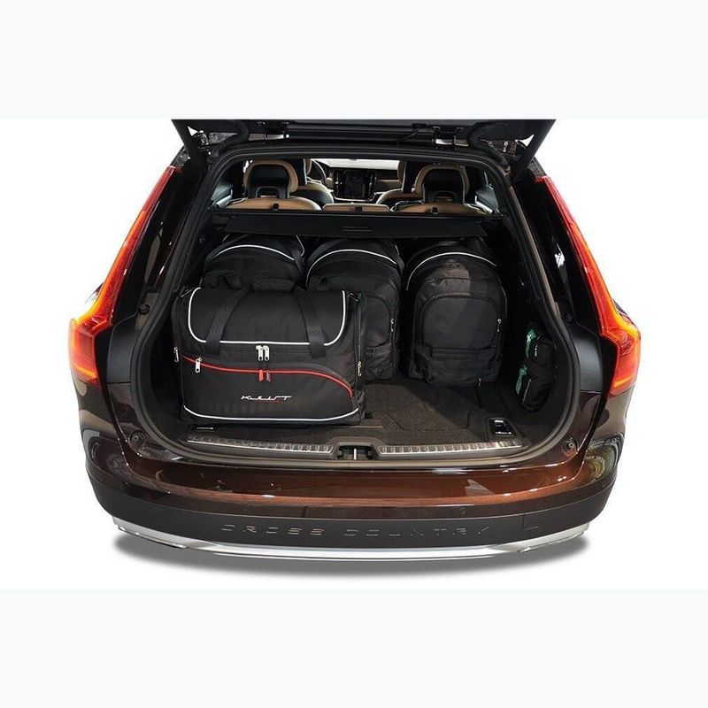 Trunk bag set KJUST Volvo V90 2016+ 5 pcs. black 15