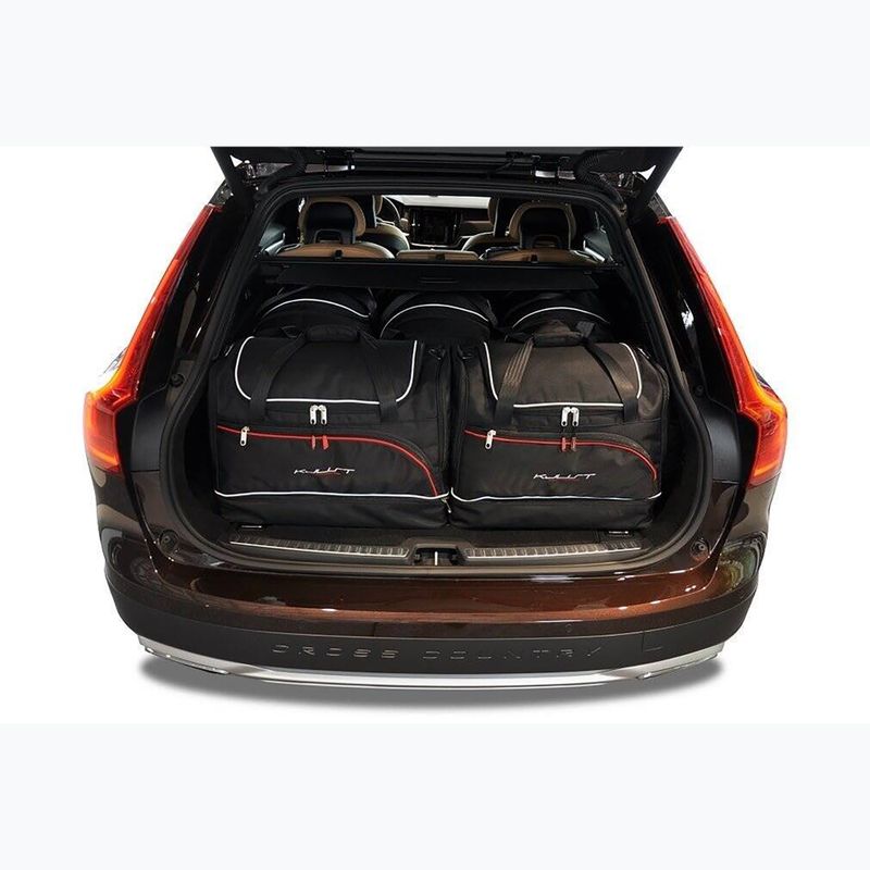 Trunk bag set KJUST Volvo V90 2016+ 5 pcs. black 14