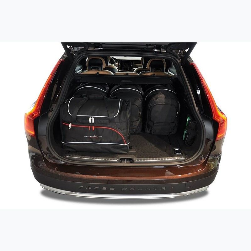 Trunk bag set KJUST Volvo V90 2016+ 5 pcs. black 15