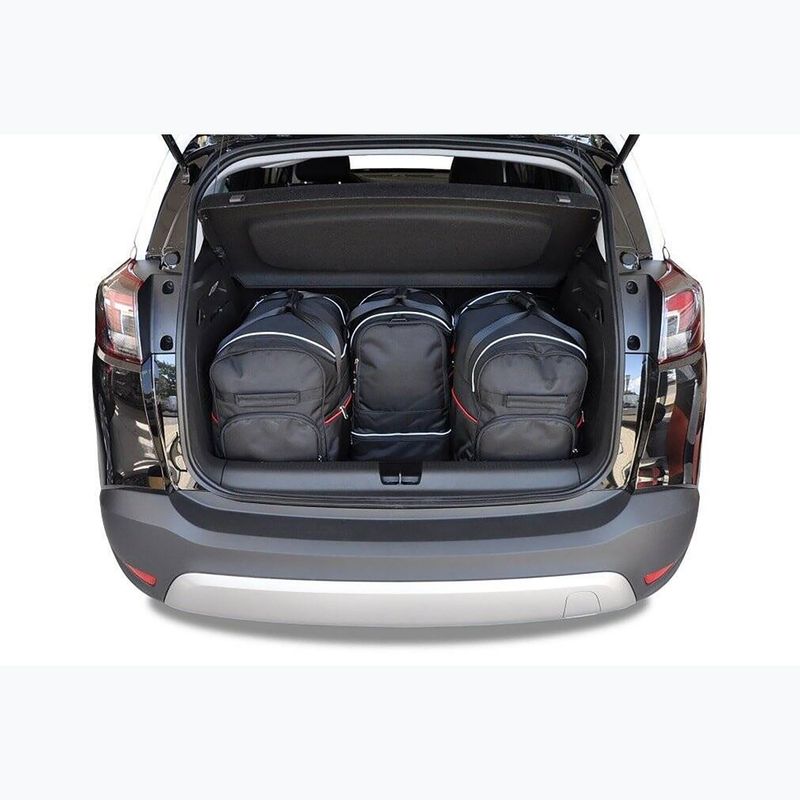 Trunk bag set KJUST Opel Crossland X 2017+ 4 pcs. black 13