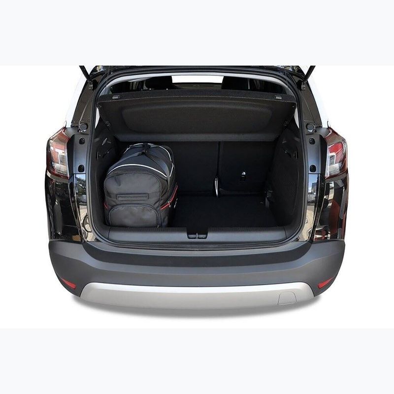 Trunk bag set KJUST Opel Crossland X 2017+ 4 pcs. black 15